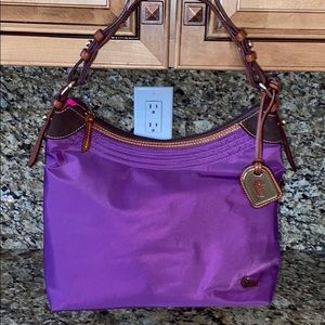 DOONEY and BOURKE PURPLE MEDIUM TOTE